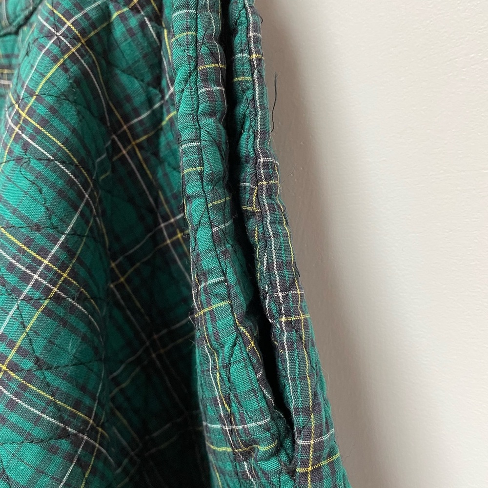 Vintage quilted plaid skirt - Picture 7 of 7